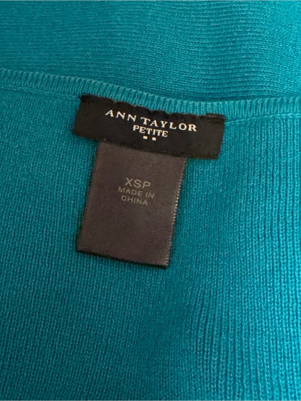 Ann Taylor Knit Peplum Top - Size SP - Picture 4 of 5